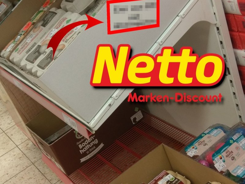 Eier beim Netto in Gelsenkirchen