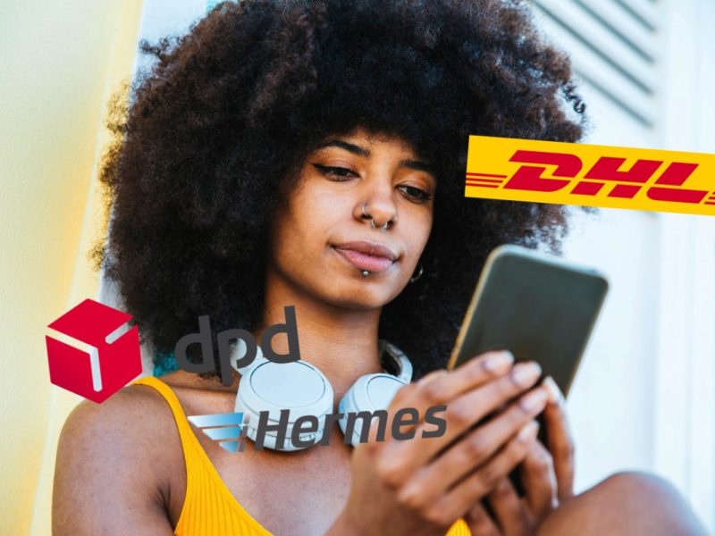 Betrüger verschicken Nachrichten im Namen von DHL, DPD und Hermes. Davor warnt jetzt die Polizei Bonn. (Symbolbild), Die Betrüger nutzen nicht die Apps von DHL, Hermes und DPD, sondern verschicken SMS.