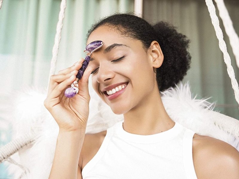 Gesichtsroller gegen Falten