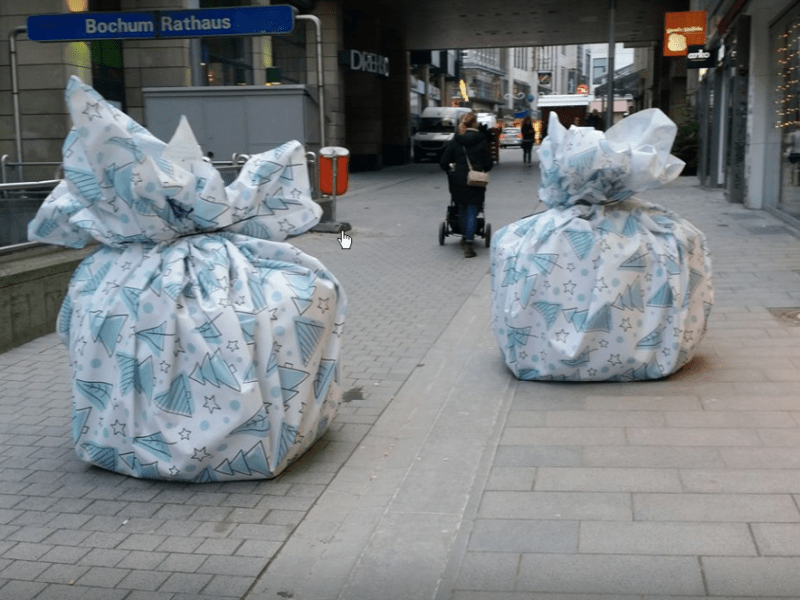 Terrorsperren Geschenkpapier