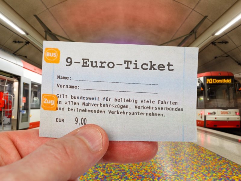 9-Euro-Ticket in Dortmund