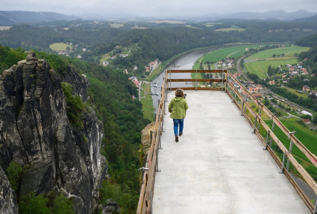 Aussichtssteg auf der Bastei