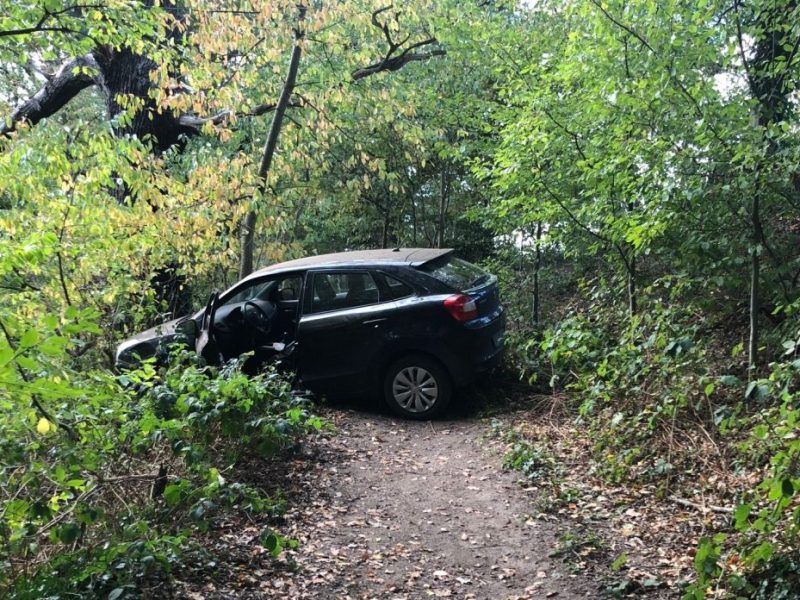 Bochum Auto steht im Wald