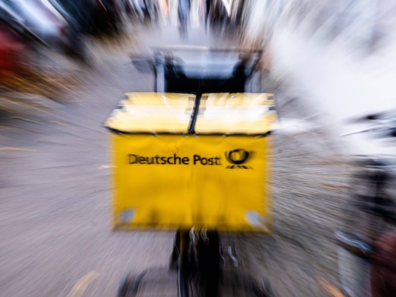 Deutsche Post Zusteller-Fahrrad