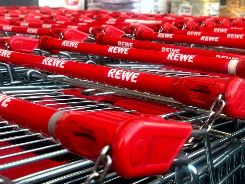 Rewe: Einkaufswagen
