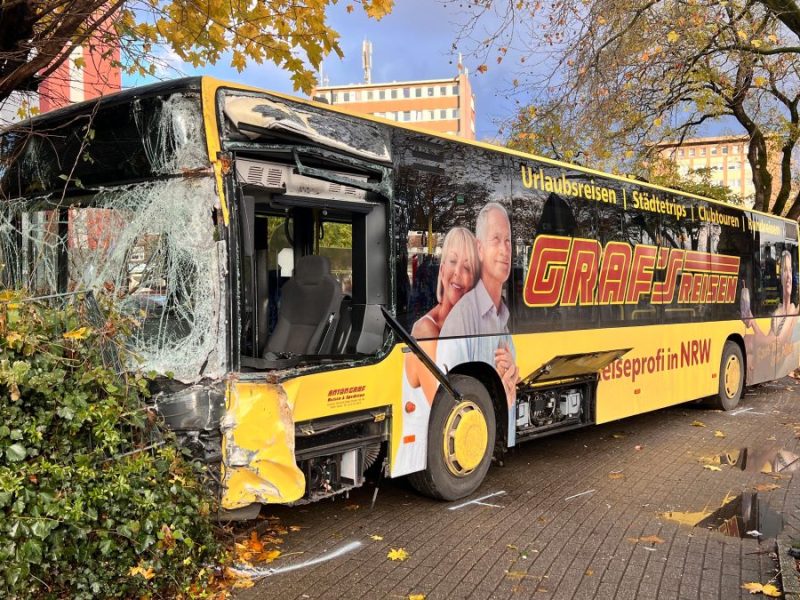 Gelsenkirchen Bus verunglückt