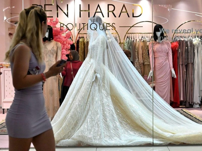 Hochzeit Brautmodengeschäft