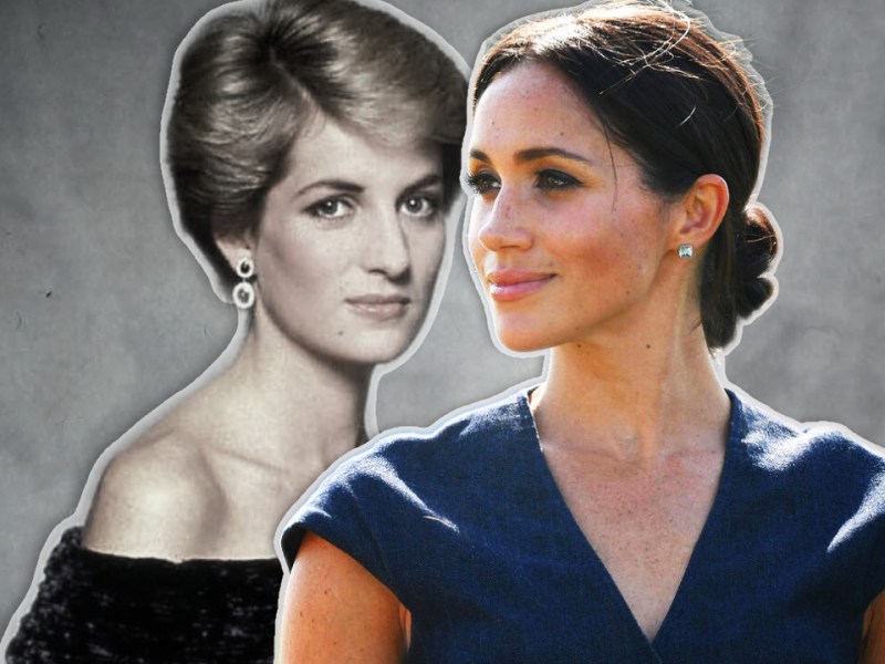 Prinzessin Diana und Meghan Markle