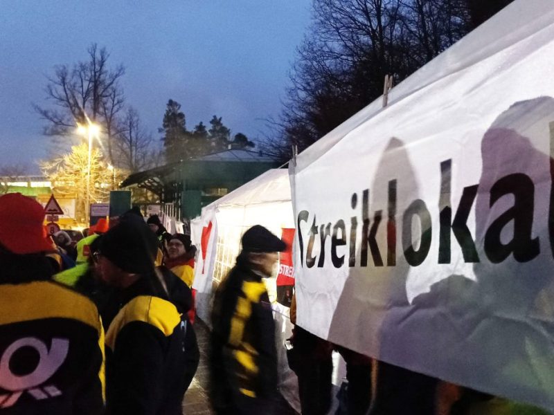 Deutsche Post in NRW Streik