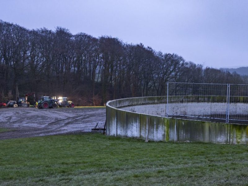 Velbert defekter Gülletank