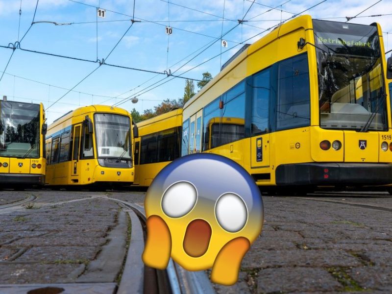 Essen Ruhrbahn Straßenbahnen stehen still