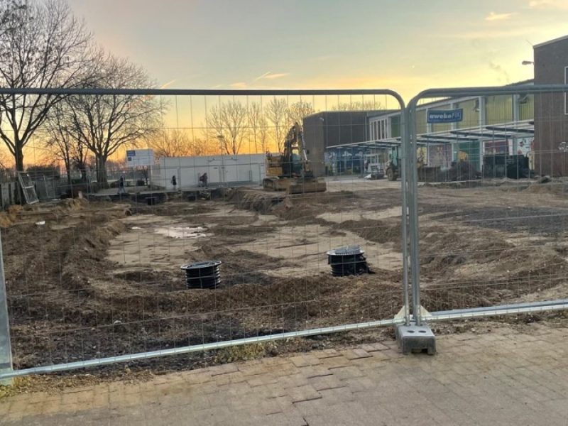 Essen-Frintrop Altfriedschule Baustelle