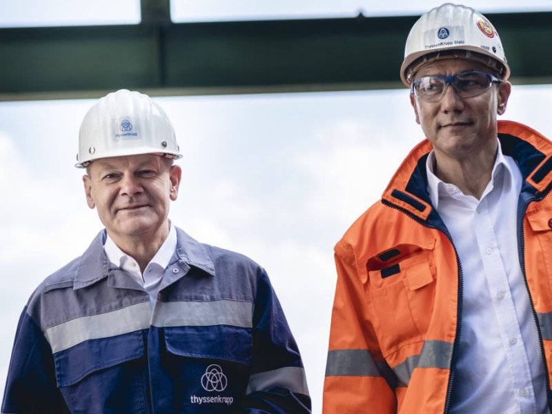 Olaf Scholz in Duisburg