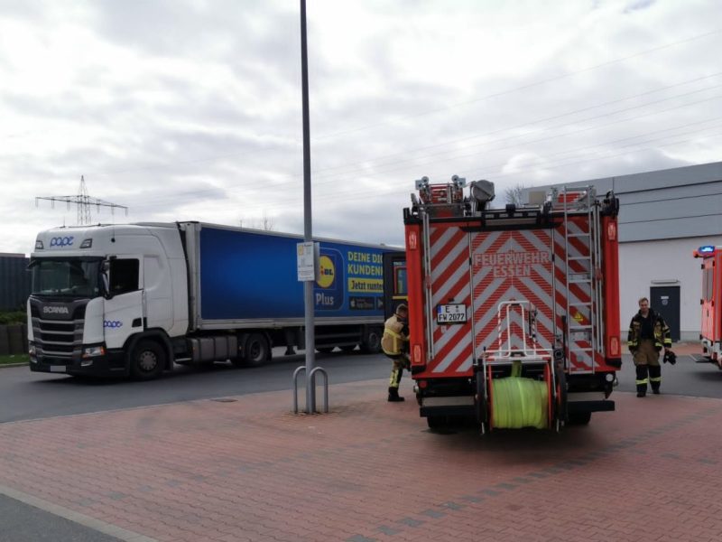 Lidl in Essen Unfall