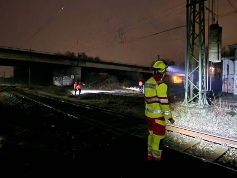 Bahnstrecke in Bochum
