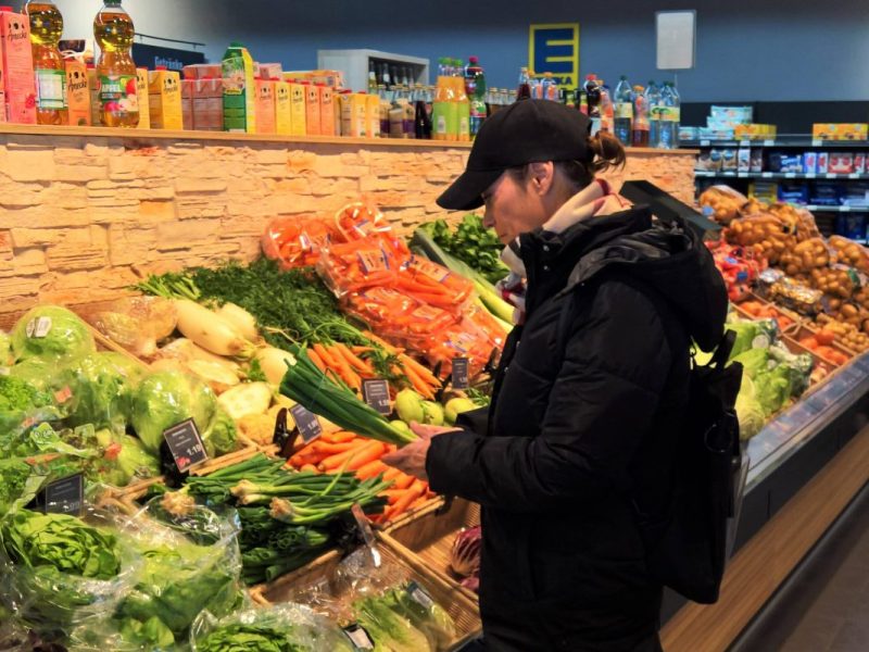 Edeka Gemüseauslage