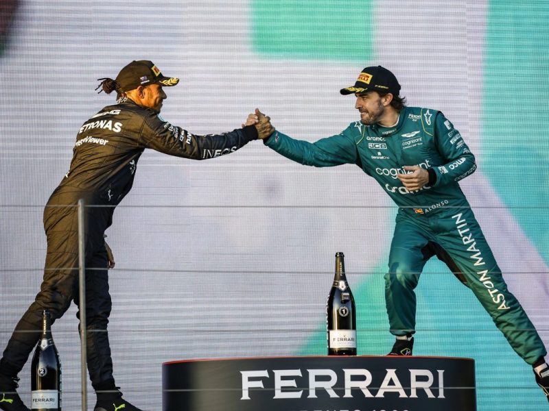 Formel 1: Zwischen Lewis Hamilton und Fernando Alonso war nicht immer alles gut.