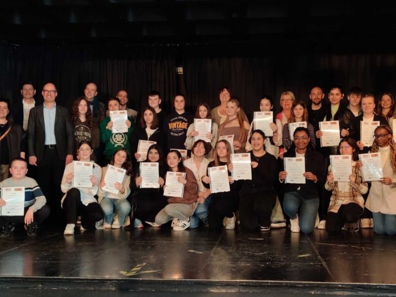 Schülergruppe aus Duisburg