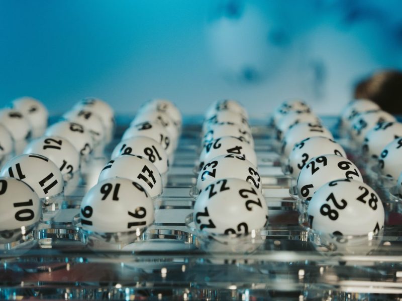 Lotto-Kugeln mit Zahlen
