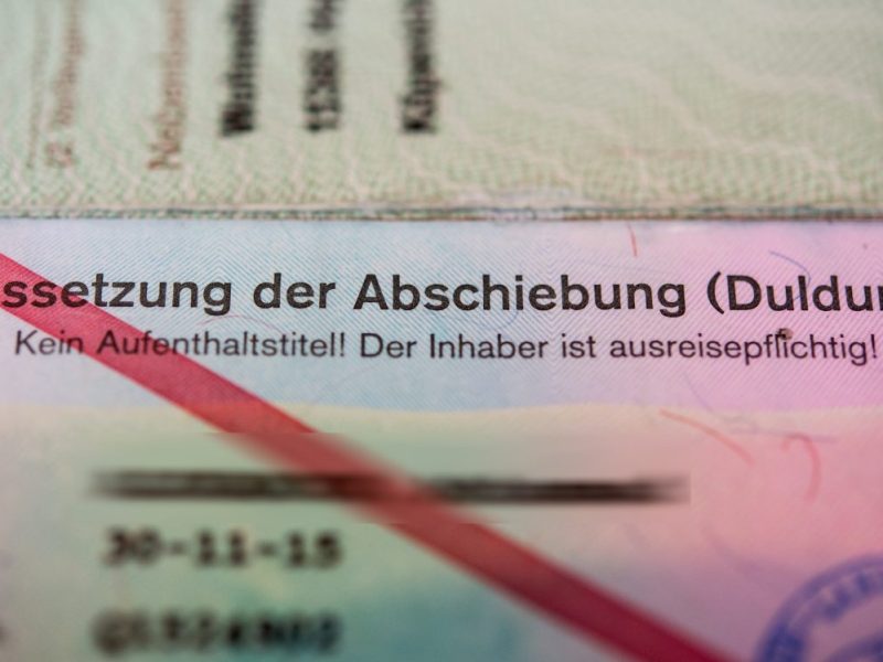 Aussetzung der Abschiebung (Duldung)
