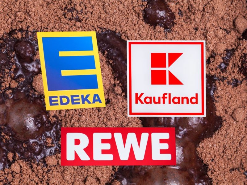 Edeka, Kaufland & Co. Logo auf Kakao