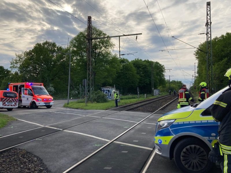 Zuggleise in Oberhausen