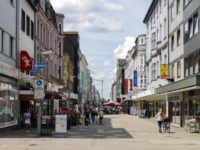 Oberhausener Innenstadt Einkaufsstraße