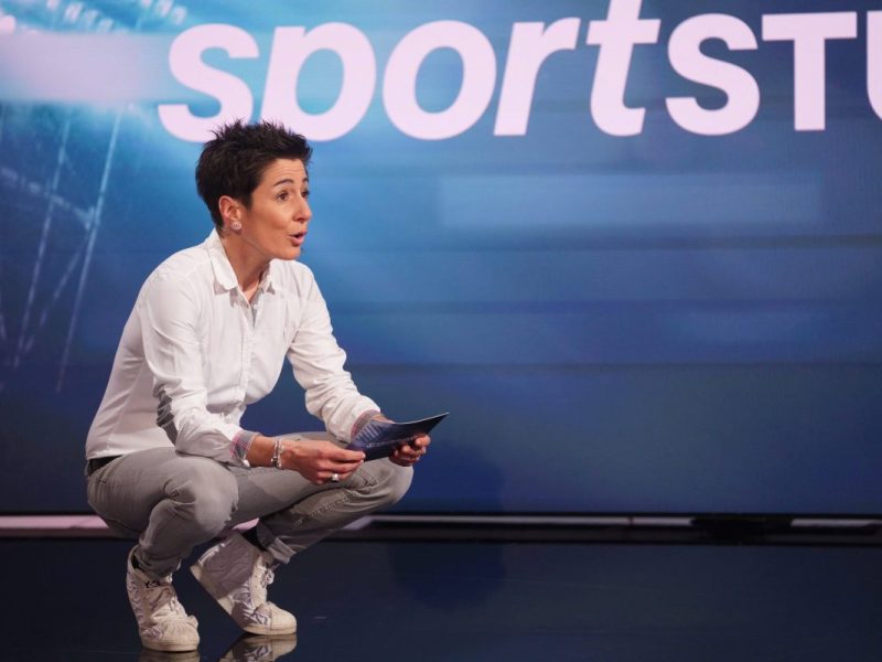 Dunja Hayali moderierte ihre letzte Sportstudio-Sendung.