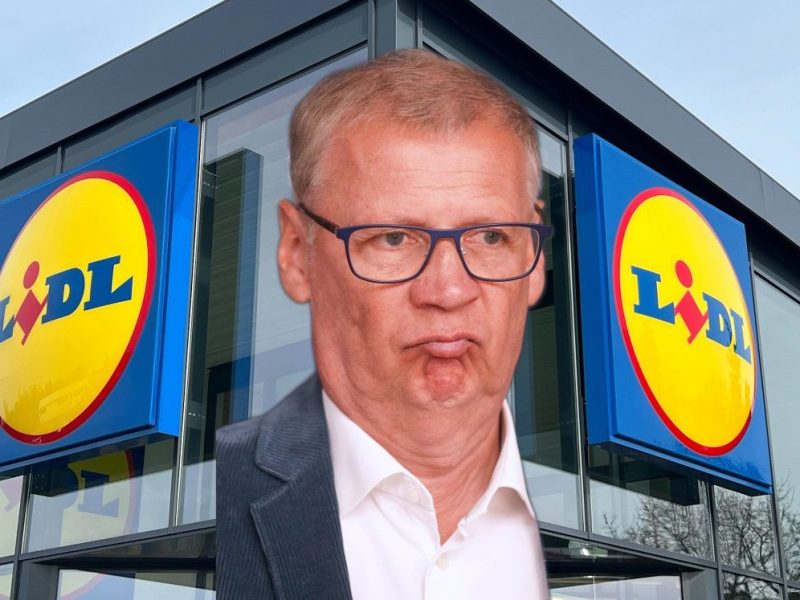 Lidl Filiale Logo Günther Jauch