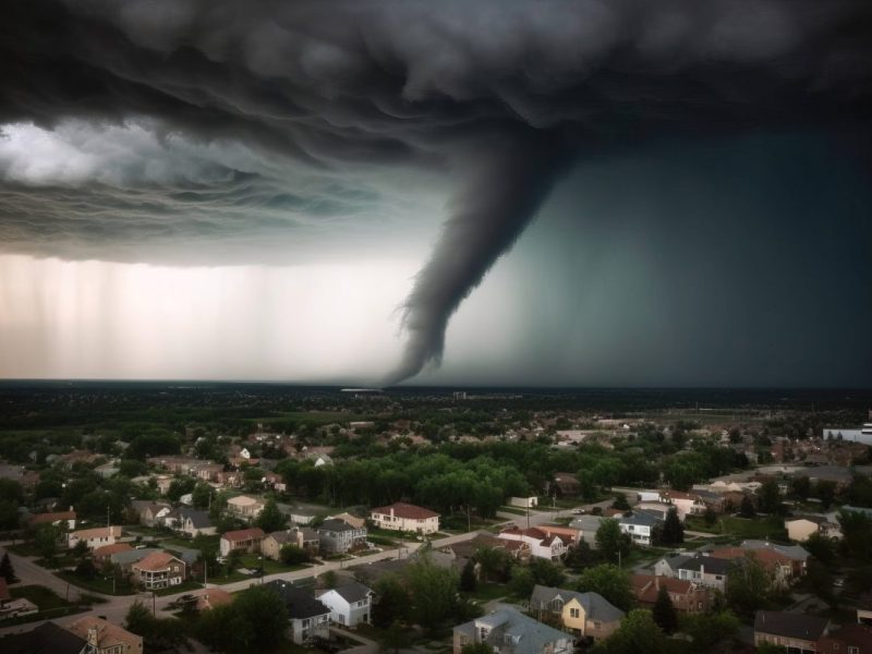 Wetter in NRW: Extreme Unwetter und sogar Tornados könnten auf NRW zukommen.
