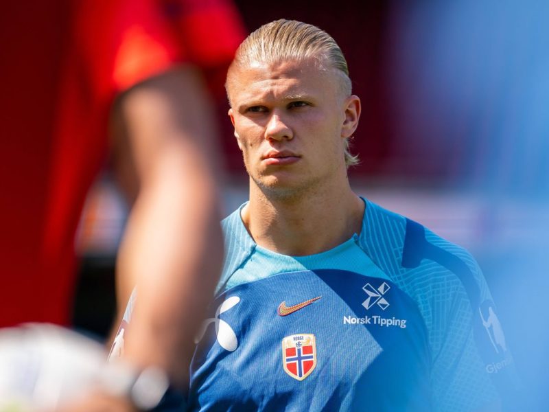 Erling Haaland hat beim Nationalteam nicht viel zu lachen.