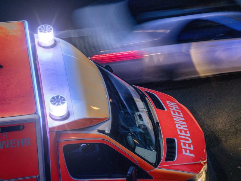 Feuerwehrauto von oben