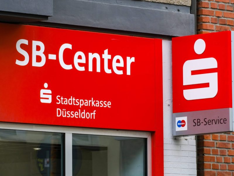 Sparkasse SB-Schild
