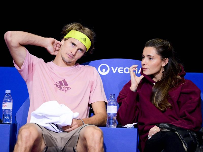Sophia Thomalla und Alexander Zverev liefern sich eine Szene in New York.