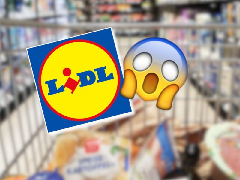 Beim Kauf eines Kinderprodukts stutzen viel Lidl-Kunden in Großbritannien.
