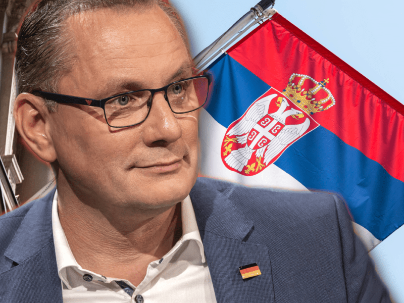 Serbien: AfD-Chef war da.