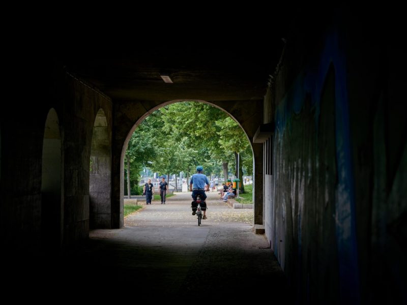 In Gelsenkirchen fuhr ein widerlicher Radfahrer umher. (Symbolfoto)