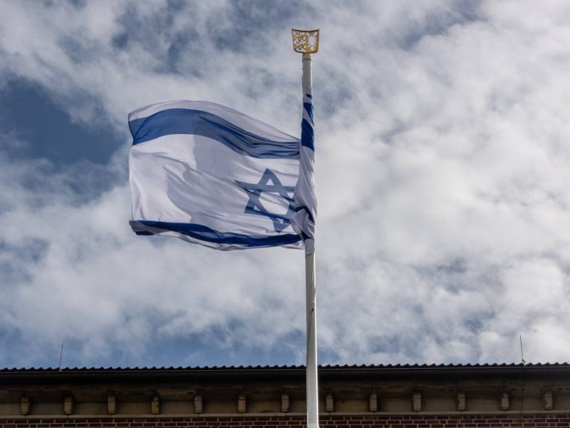 Ruhrgebiet Israel-Flagge
