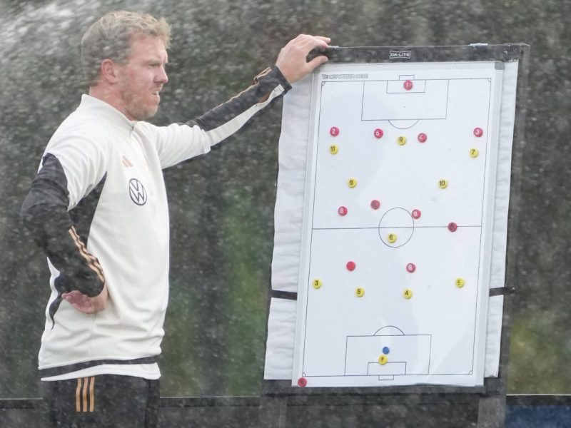 Julian Nagelsmann will bei USA - Deutschland gewinnen.