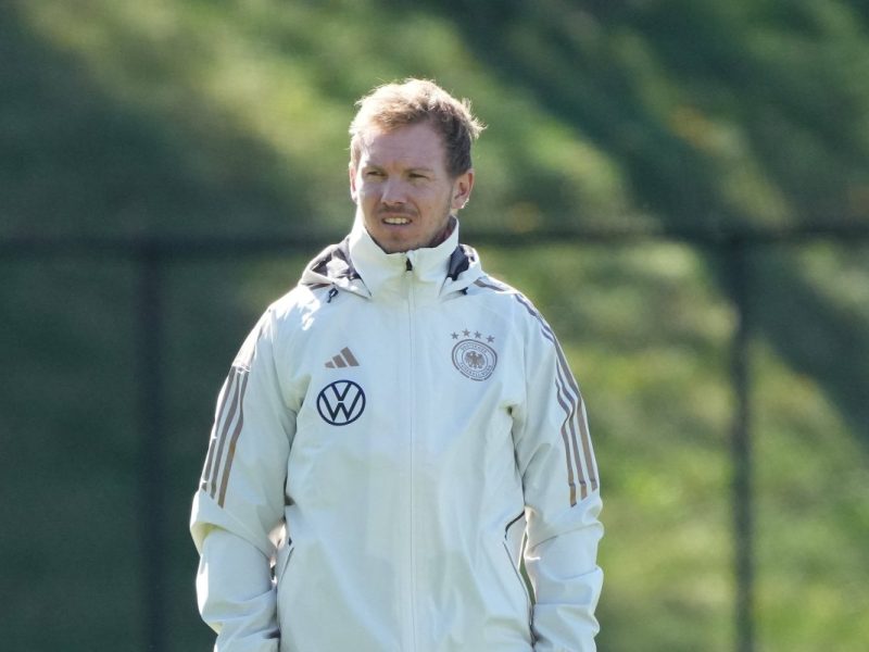 Julian Nagelsmann gibt bei USA - Deutschland sein Debüt als Bundestrainer.