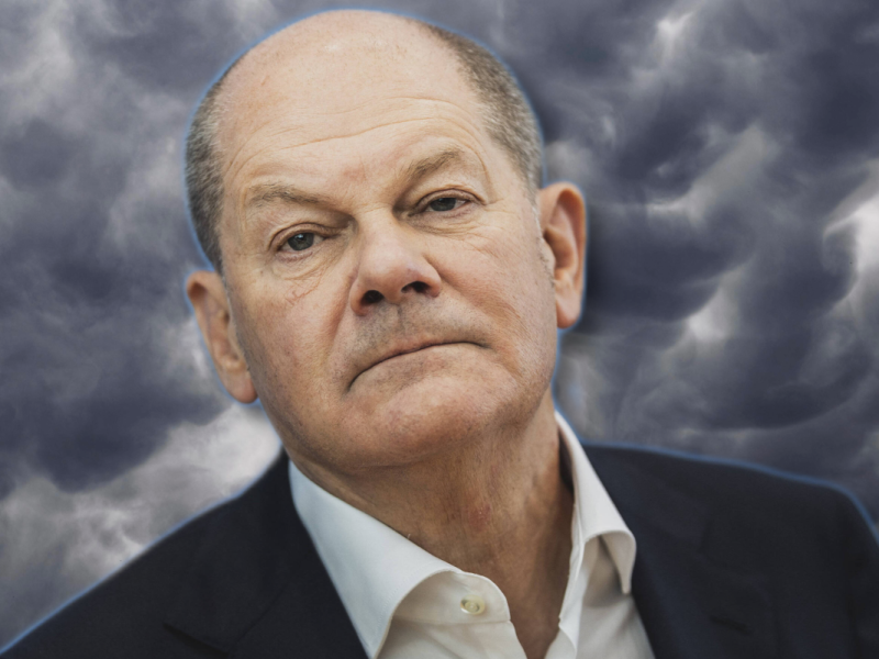 Die Ampel in der Krise. Olaf Scholz auch.