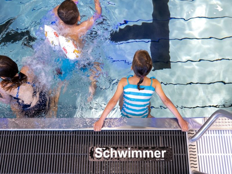 Schwimmbad, Kinder