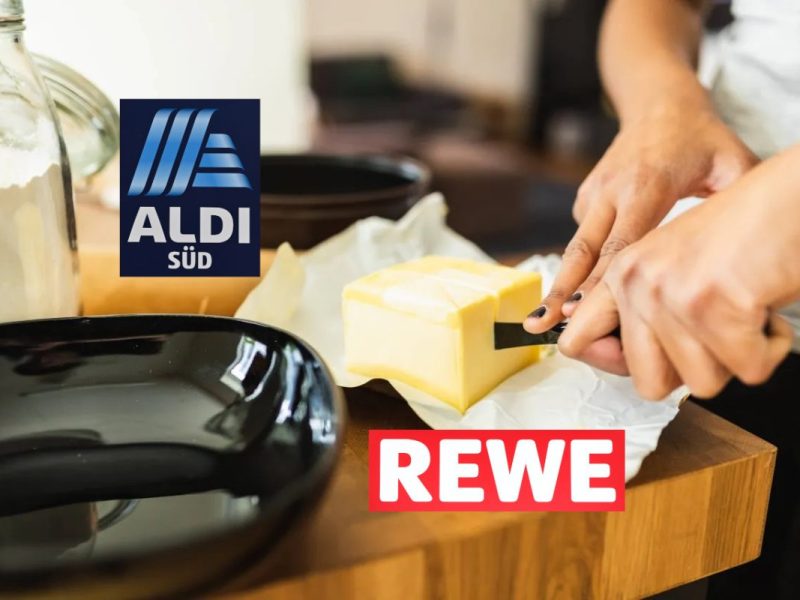 Butter, Aldi, Rewe Logo