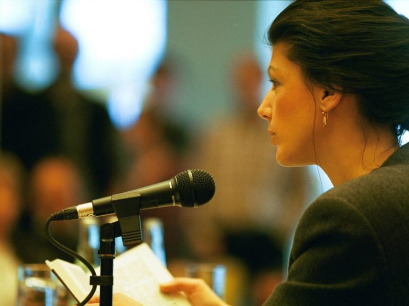 Die neue Partei von Sahra Wagenknecht erfreut sich bereits vor ihrer Gründung absoluter Beliebtheit in den Umfragen. und unter Abgeordneten der Linksfraktion