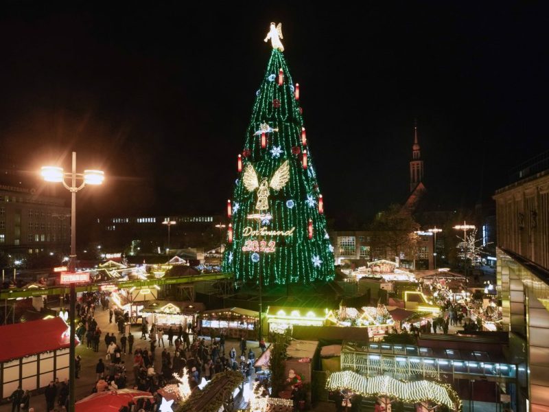 Auf dem Weihnachtsmarkt in Dortmund soll der Engel zurückkehren.