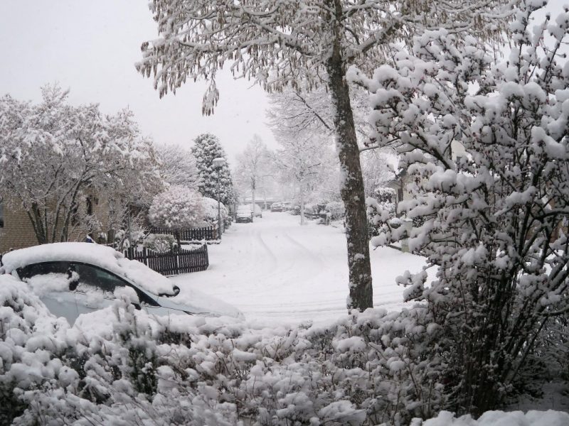 Schnee im Sauerland, NRW
