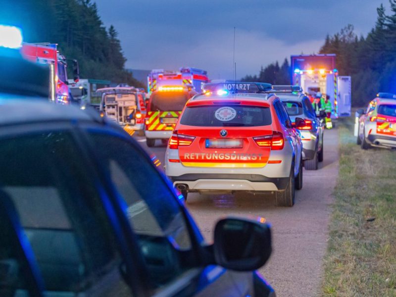Dortmund: Schwerer Unfall auf A45.