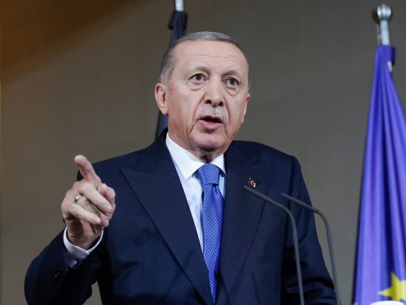 Staatsbesuch im Kanzleramt: Erdogan und Scholz.