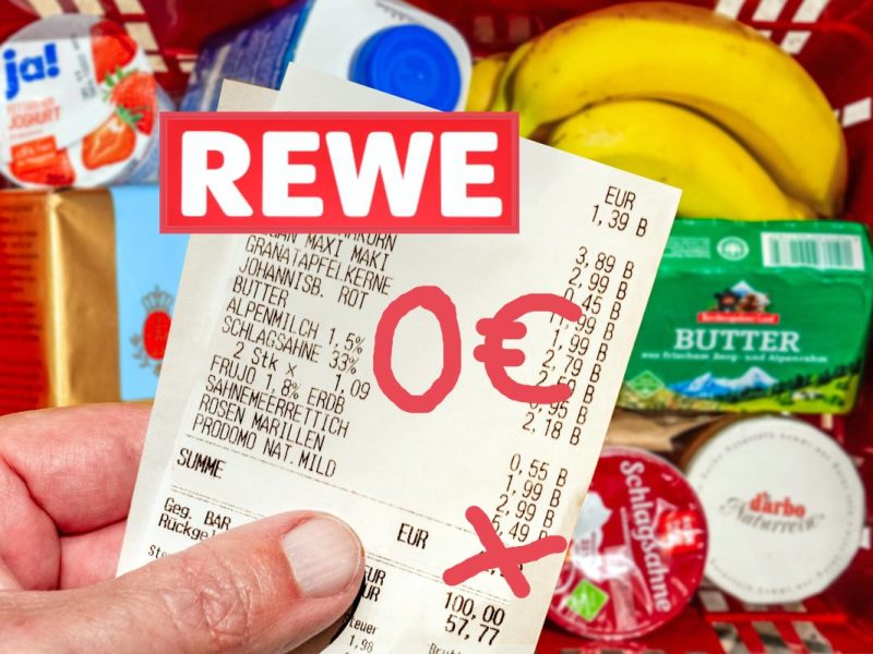 Rewe Rechnung Lebensmittel