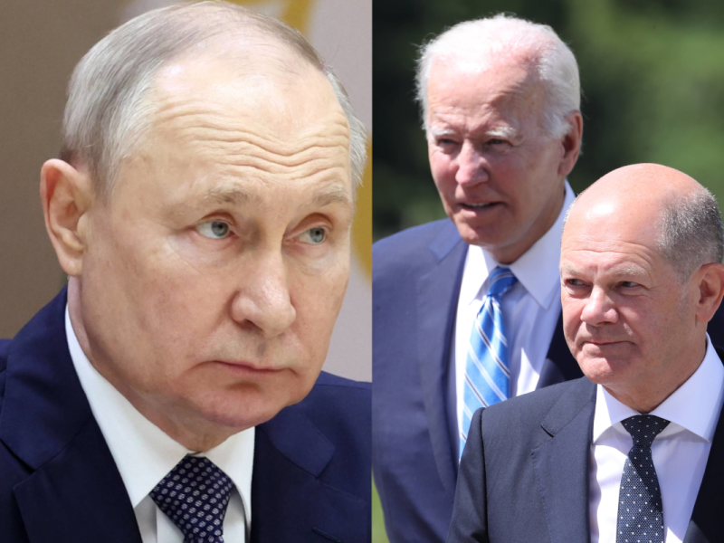 Biden und Scholz vs. Putin
